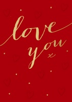 Love You Card By Sara Miller London